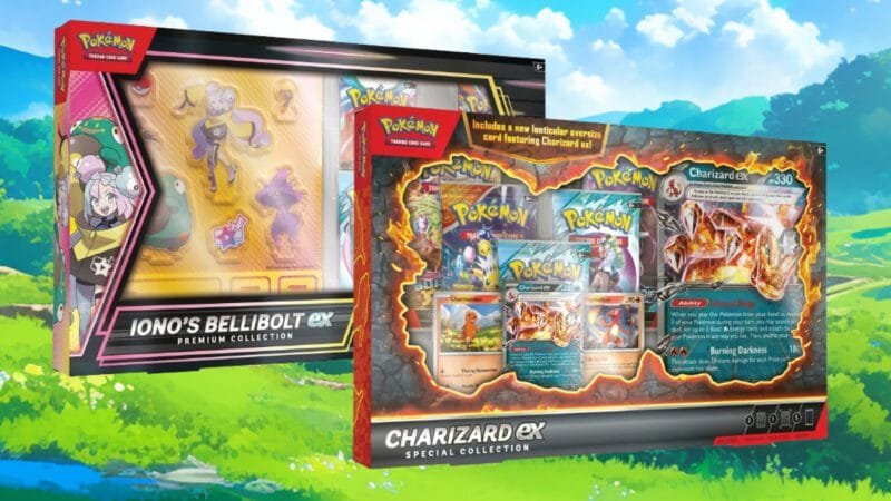 April Forecast: Iono’s Bellibolt Full Art & Charizard ex Boxes