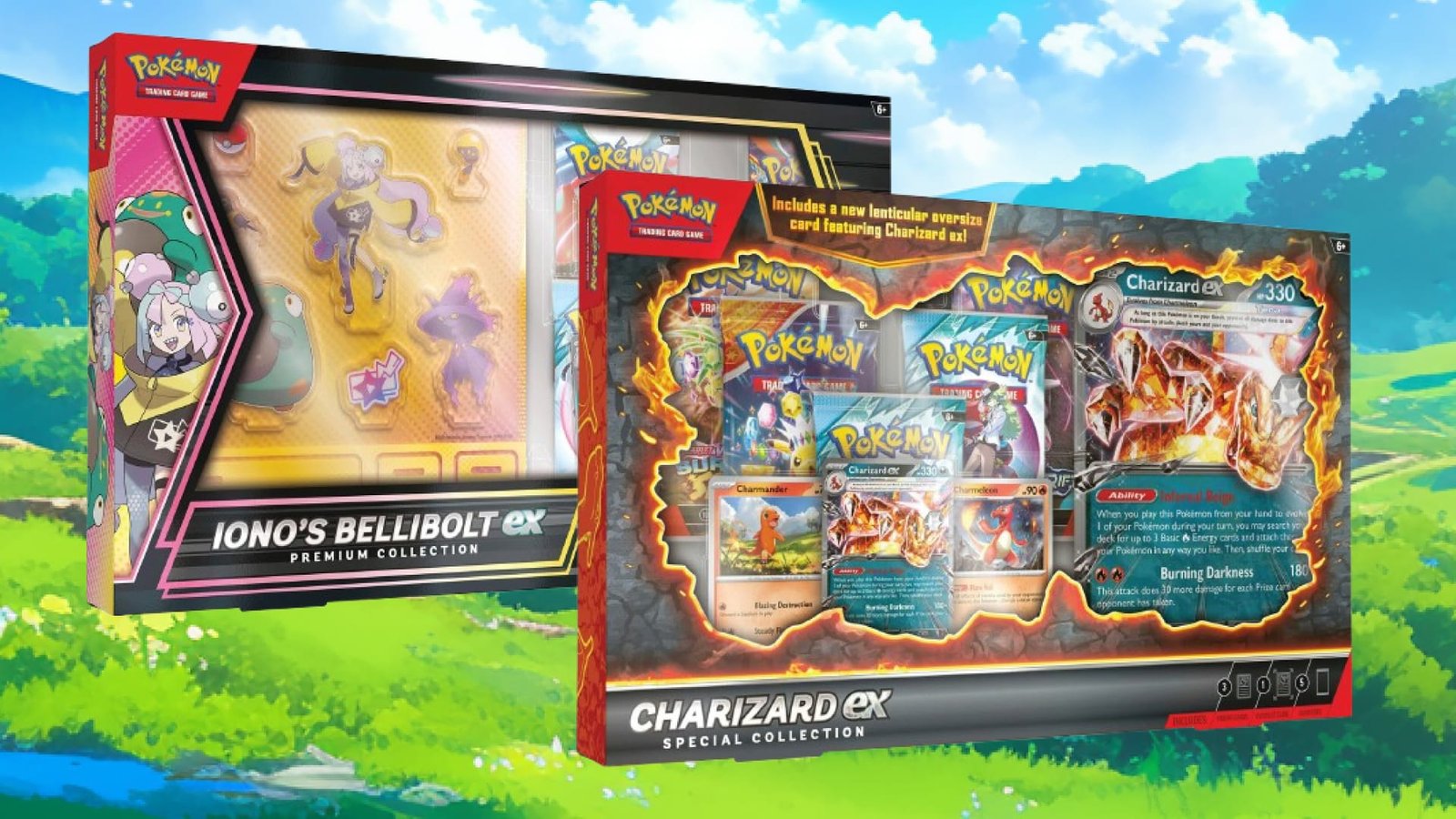 April Forecast: Iono’s Bellibolt Full Art & Charizard ex Boxes