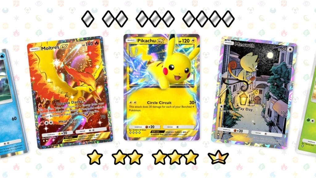 Pokémon TCG Pocket Rarities Explained